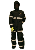 Increased Visibility Coveralls with Hood